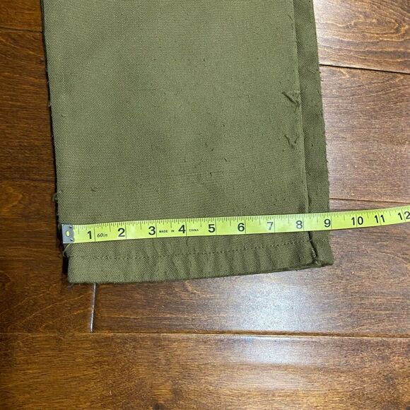 Redhead Vintage Outdoors Hunting Denim Blue Jeans With Tan Chaps Men's 36 x 32 - Picture 9 of 10